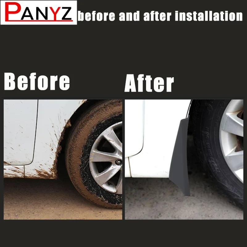 4 шт. брызговики для Peugeot 2008 2013-2021