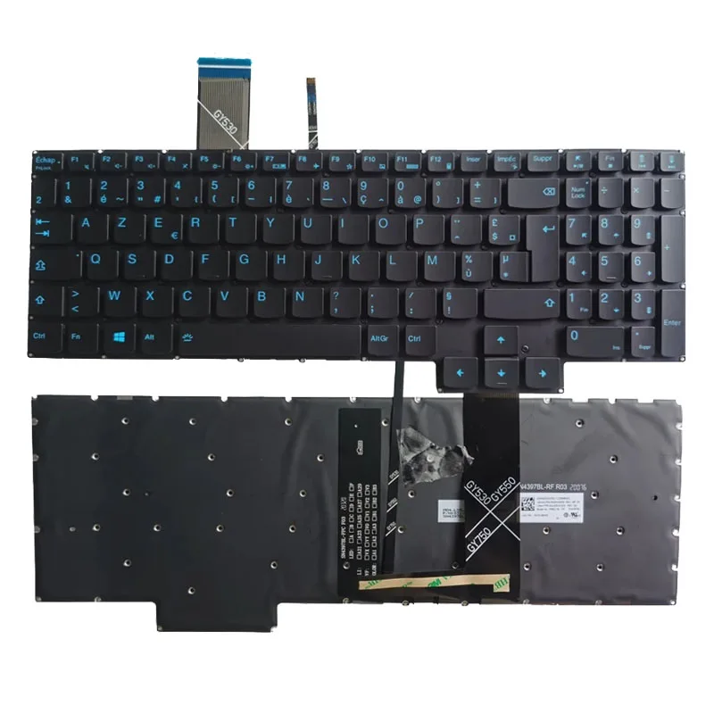 Клавиатура для ноутбука Lenovo IdeaPad Gaming 3-15IMH05 15ARH05 15ACH GY530 GY550 GY570 French FR с подсветкой