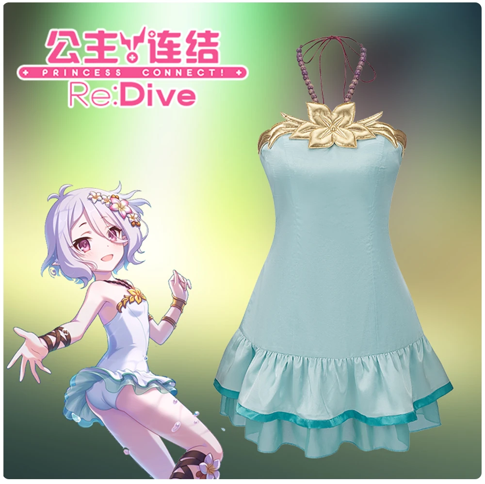 

Anime Princess Connect Re:Dive Kokkoro Cosplay Costume Outfits Halloween Carnival Party Women Dress