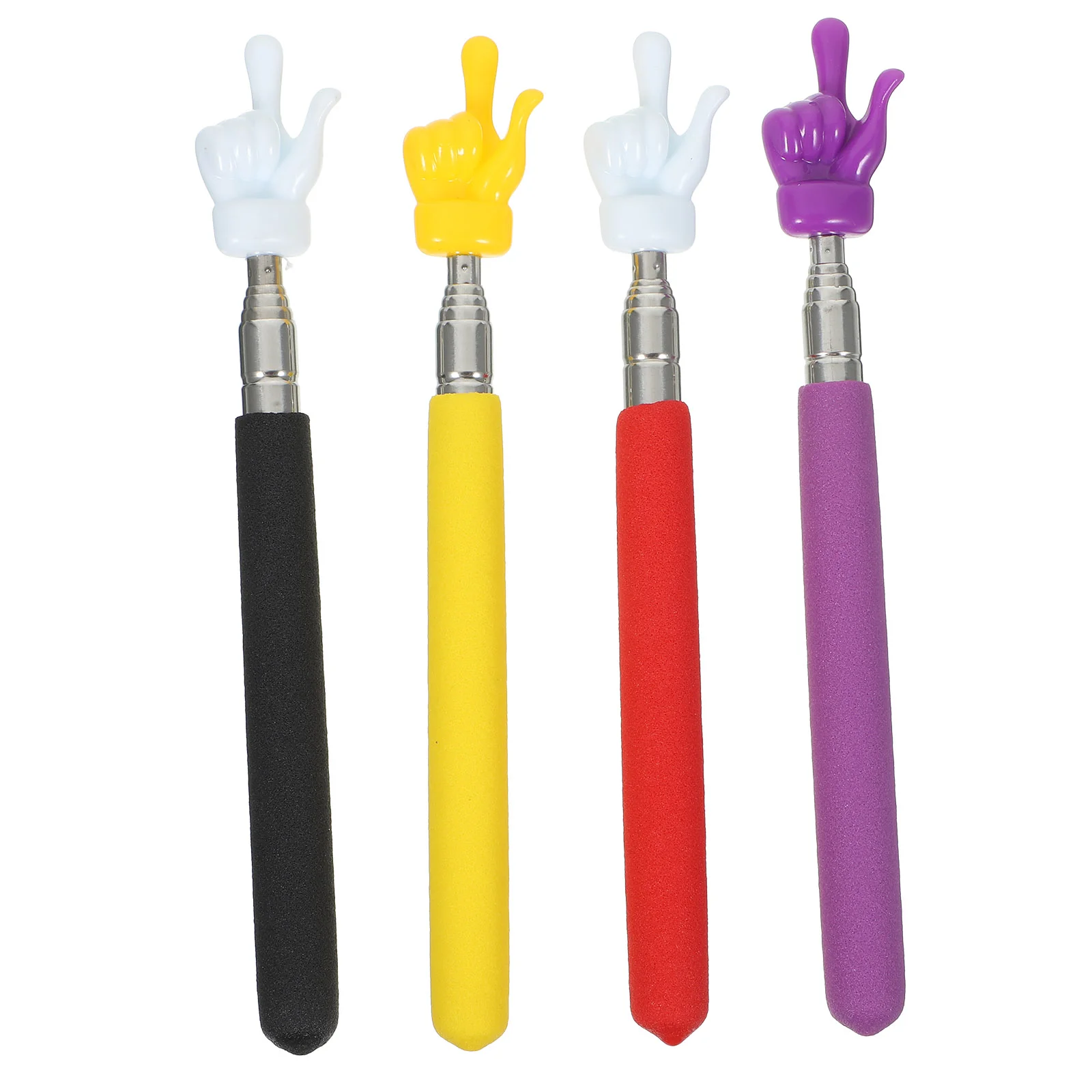 

4Pcs Teachers Indicator Sticks Handheld Blackboard Pointing Rods Reading Stick Indicator Sticks