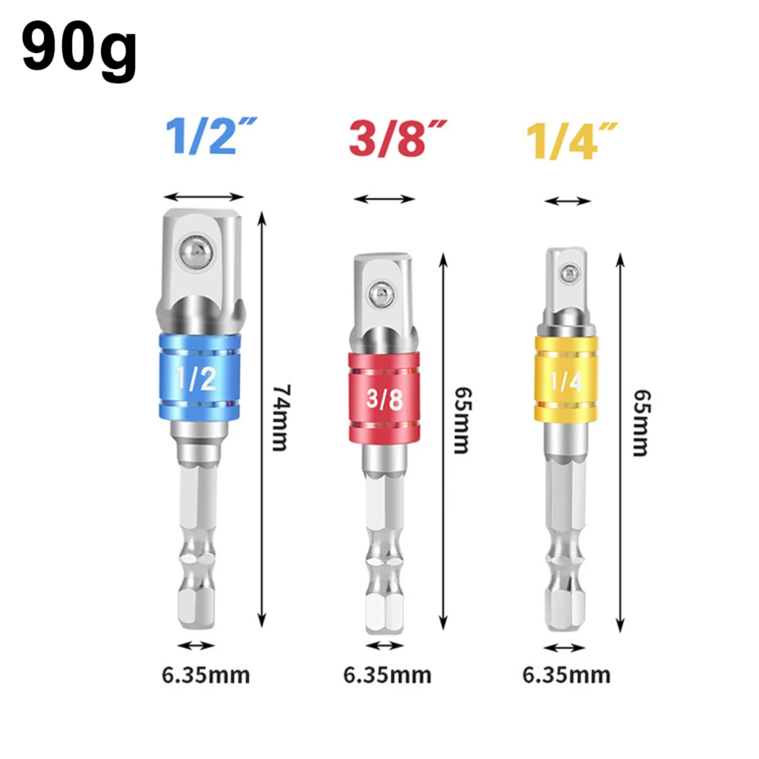 Яркий набор шестигранных винтов из трех частей с шатуном для преобразования