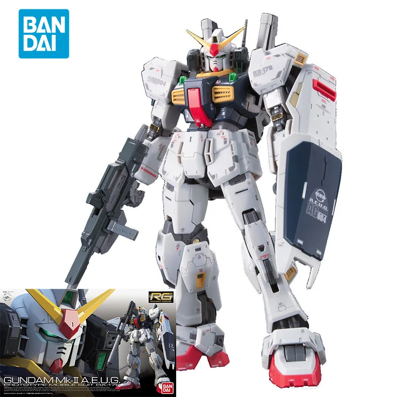 

Bandai Original аниме Гундам Модель RG Series 1/144 GUNDAM MK-2 A.E.U.G. Фигурка в сборе, модель, игрушки, подарки для детей