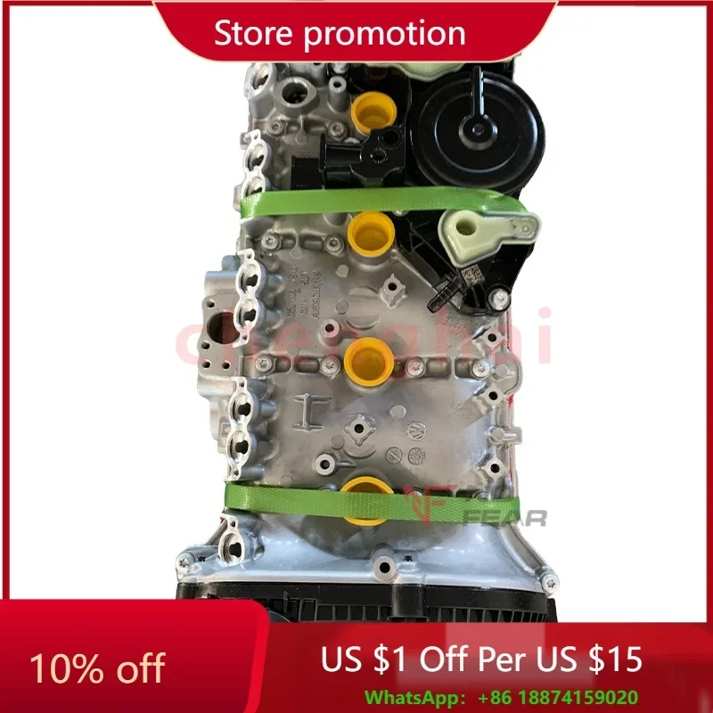 Двигатель EA888 Gen3 2.0 TSI CJXC 221 кВт Длинный блок для Audi S3 Volkswagen Golf с 2013-2018 гг.