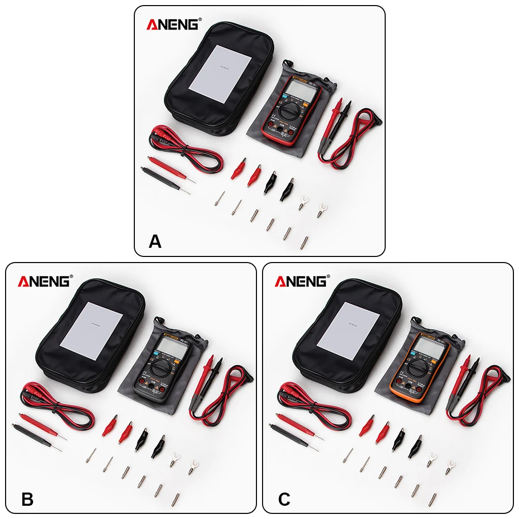 

Мультиметр ANENG AN8008 с автоматическим выключением, цифровой дисплей, тестер, детектор напряжения, профессиональный измеритель, вольтметр, амп...