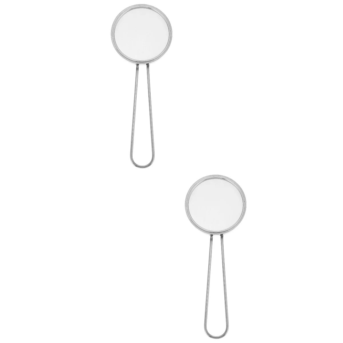 

2pcs 200 Mesh Cell Strainer Stainless Steel Cell Filter with Handle for Laboratory