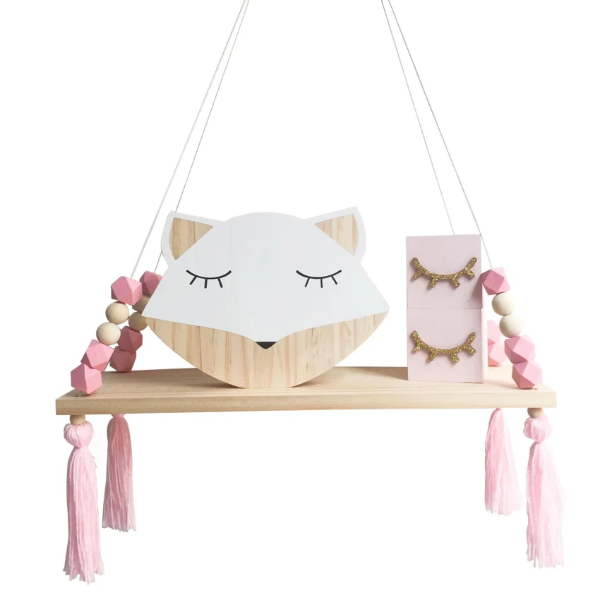 

Настенная подвесная полка, декоративная деревянная стена, круглые бусины, подвесная полка, полки для хранения, полка, настенное украшение