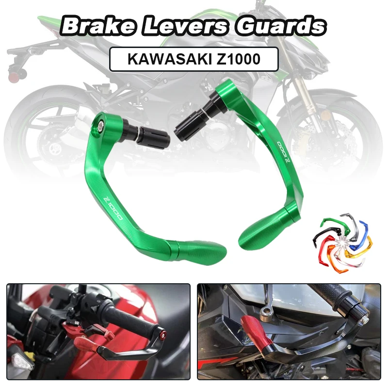 

Motorcycles CNC Crash Pads Brake Clutch Levers Guards for KAWASAKI Z1000