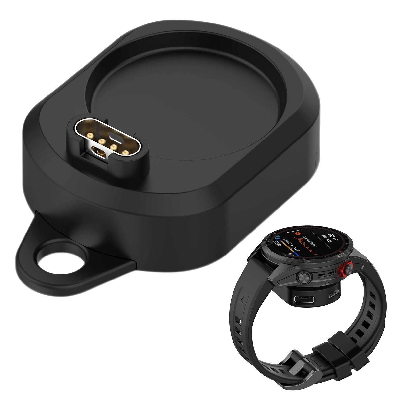 

Charging Cable Vivoactive 3/4 Charger USB Dock Fenix7 7X 7S Venu 2/2S Forforerunner 745 Smartwatch Plug Cover Case