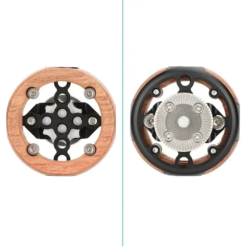 Круглая деревянная рукоятка для камеры ARRI розетка M6 крепление с резьбой 1/4 дюйма
