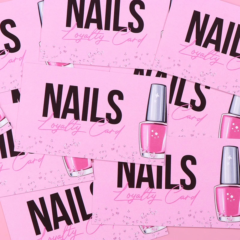 10/50 шт. визитные карточки для дизайна ногтей пресс бумажная карточка доска со