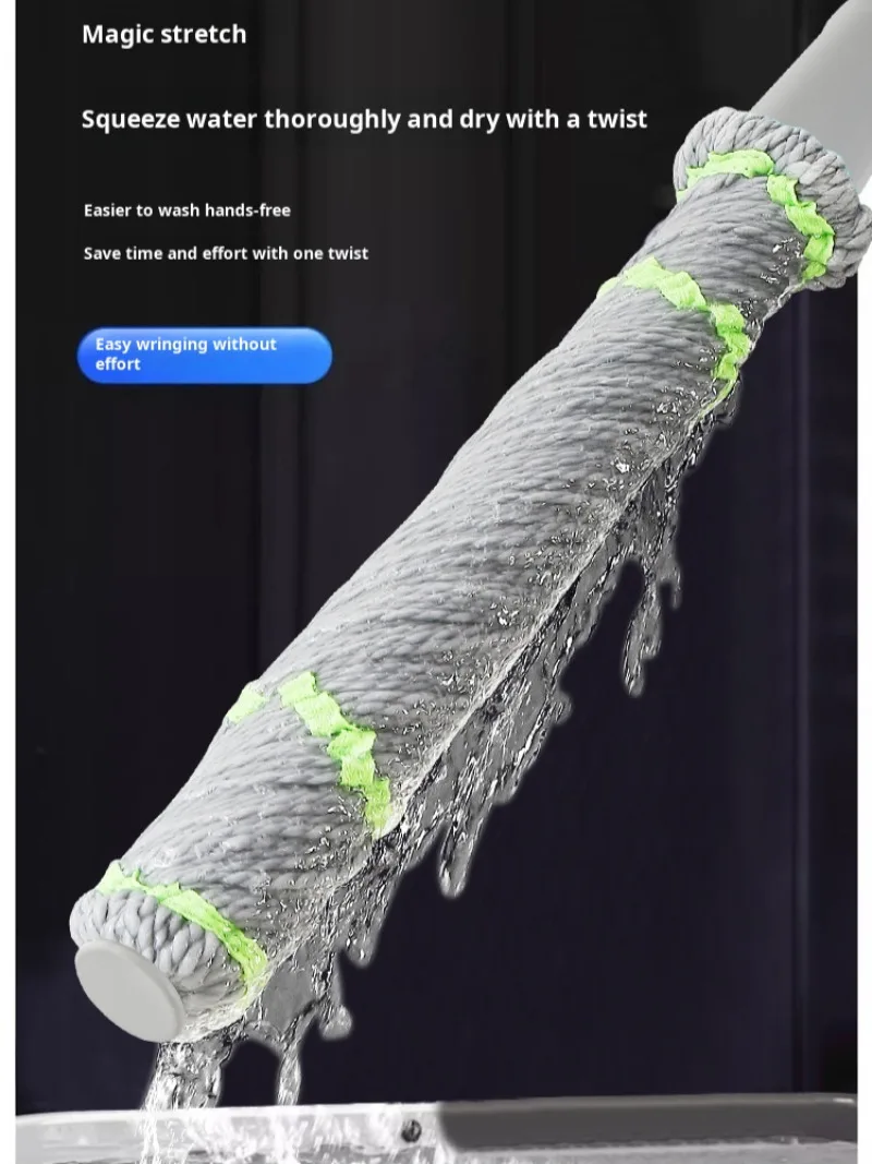 Бытовая швабра с режимом свободные руки из телескопического волокна волшебный