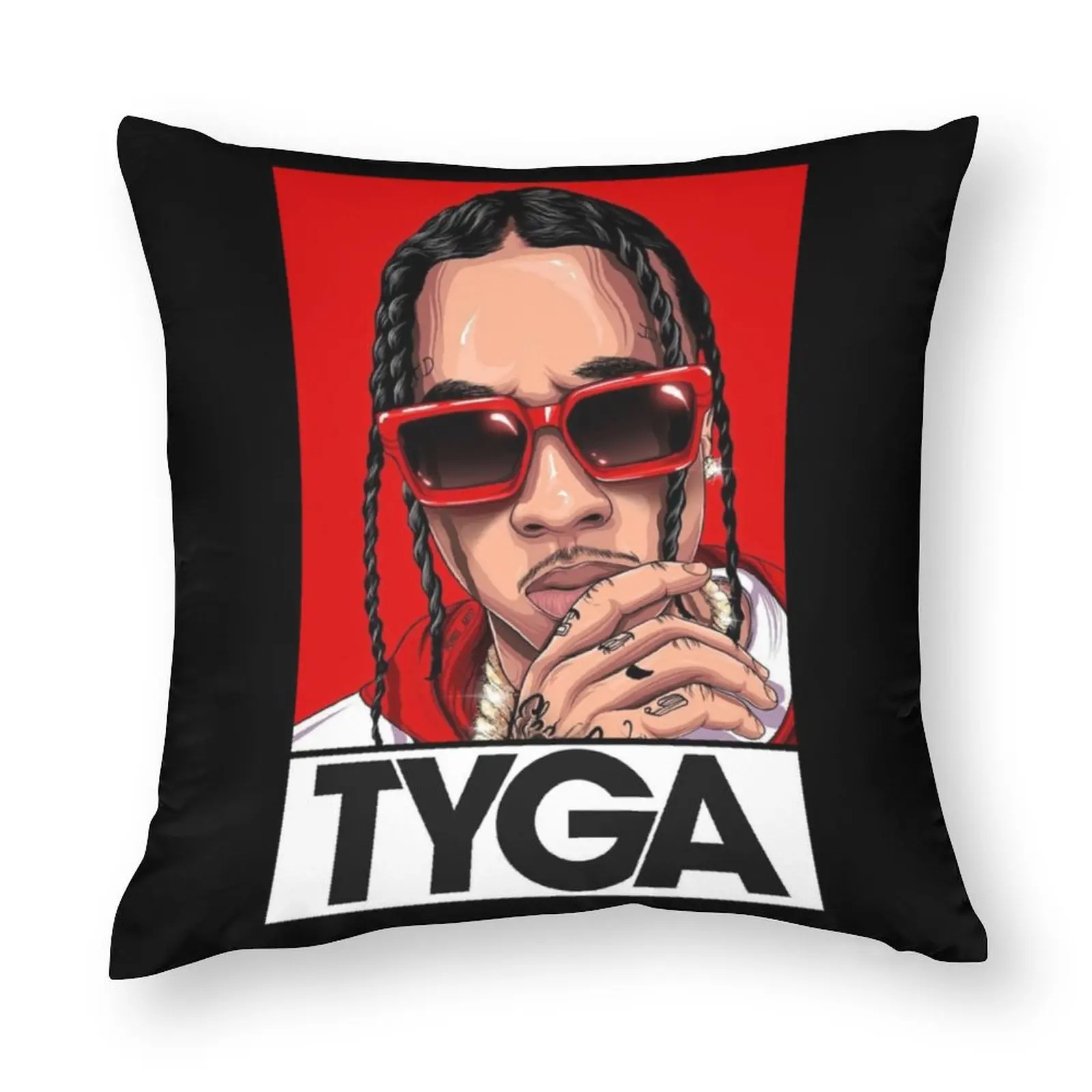 

Красная искусственная Подушка Чехол Майкл Рэй Нгуен кинги классный милый чехол для автомобиля на молнии весенний чехол