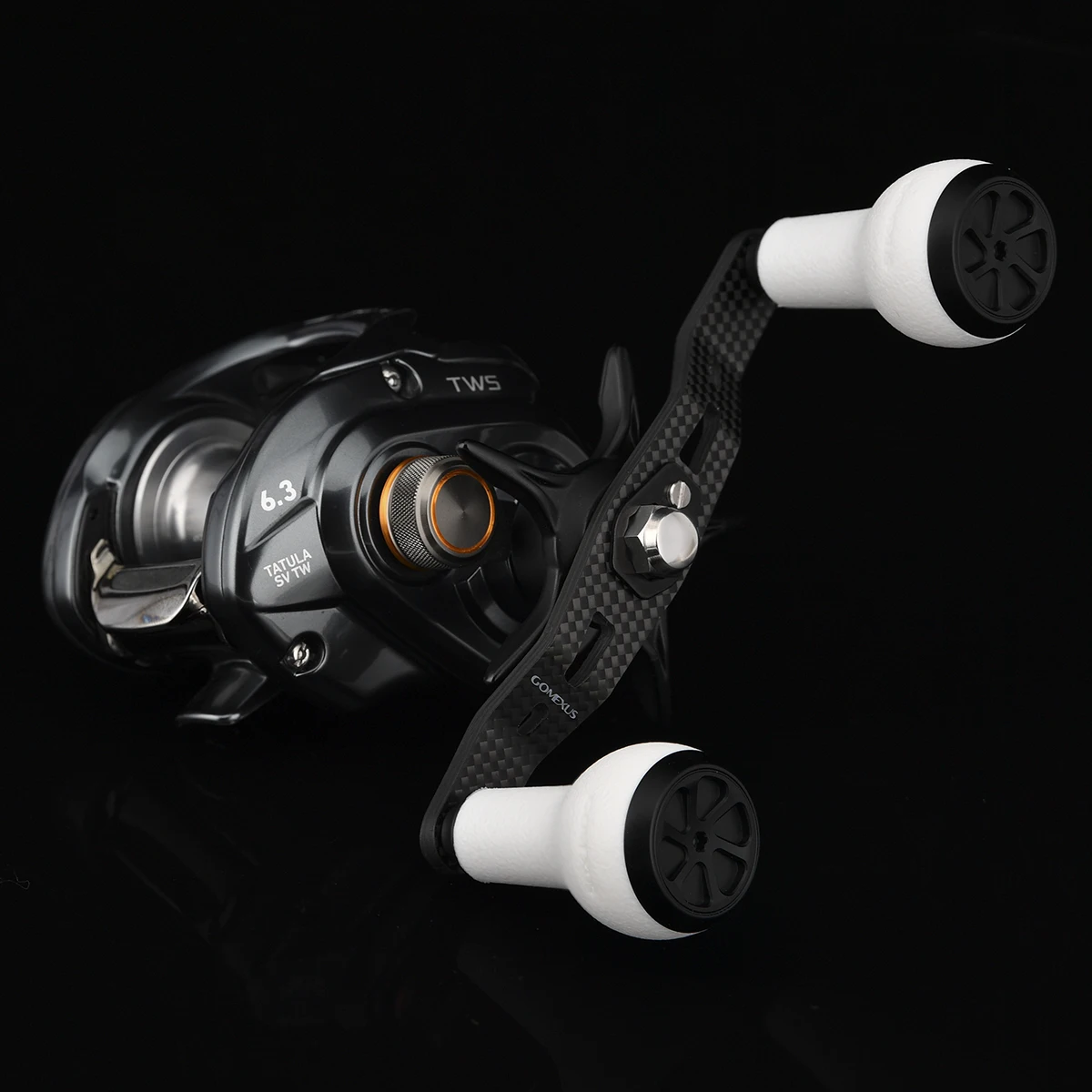 Фото Кривошипная ручка катушки GOMEXUS для Shimano (8X5 мм), катушка Daiwa Abu Garcia Baitcasting, карбоновая ручка, 95 мм, новый другой состояние №1