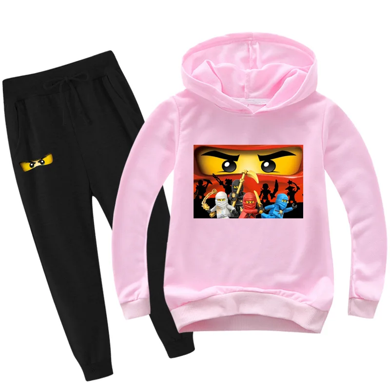 Детский спортивный костюм-двойка с капюшоном и штанами