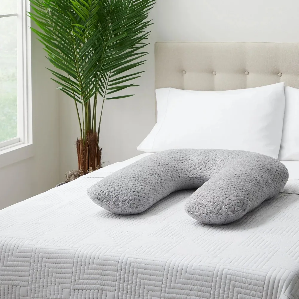 

Pillows Gray Orthopedic Sleeping Pillows Wrap-Around Oversized Pillow Cover Arranged Home Textile Garden