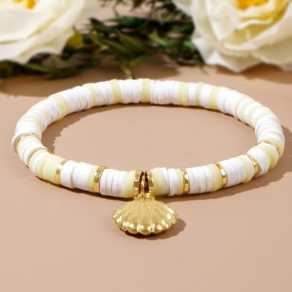 1 шт. мягкий керамический браслет из сплава в богемном стиле