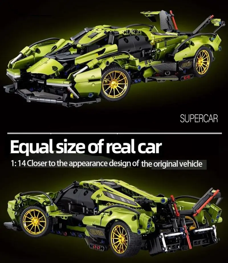 

Technical Super Speed Static Racing Car Building Blocks Model Bricks Assembly Toys for Boys 1039pcs
