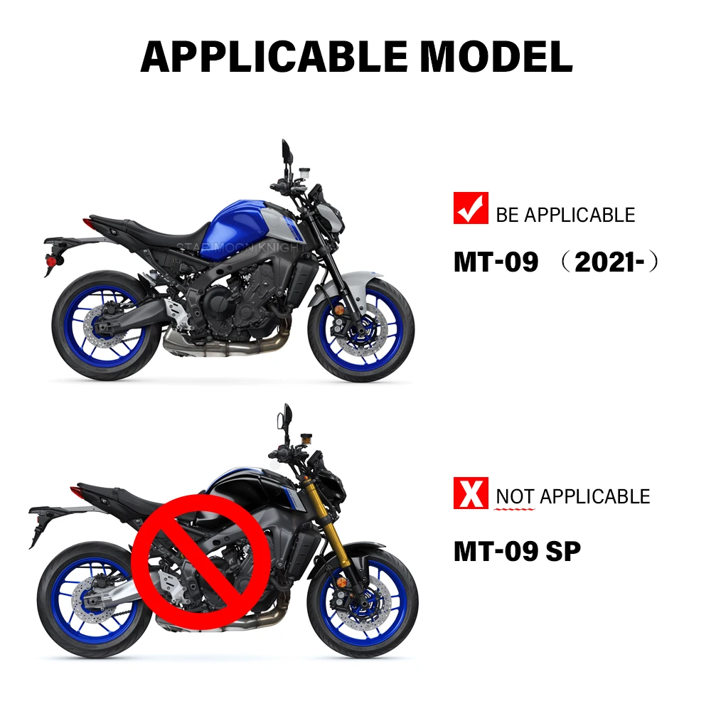 Для Yamaha MT-09 MT09 MT 09 2021 2022-аксессуары панели для заполнения рамы алюминиевые боковые
