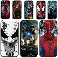 marvel spiderman phone cases for samsung galaxy a21s a31 a72 a52 a71 a51 5g a42 5g a20 a21 a22 4g a22 5g a20 a32 5g a11 funda
