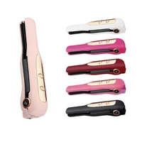 Best Hair Styling Tools Straightener and Curler Ceramic Mini Cordless Rechargeable Hair Straightener Flat Iron