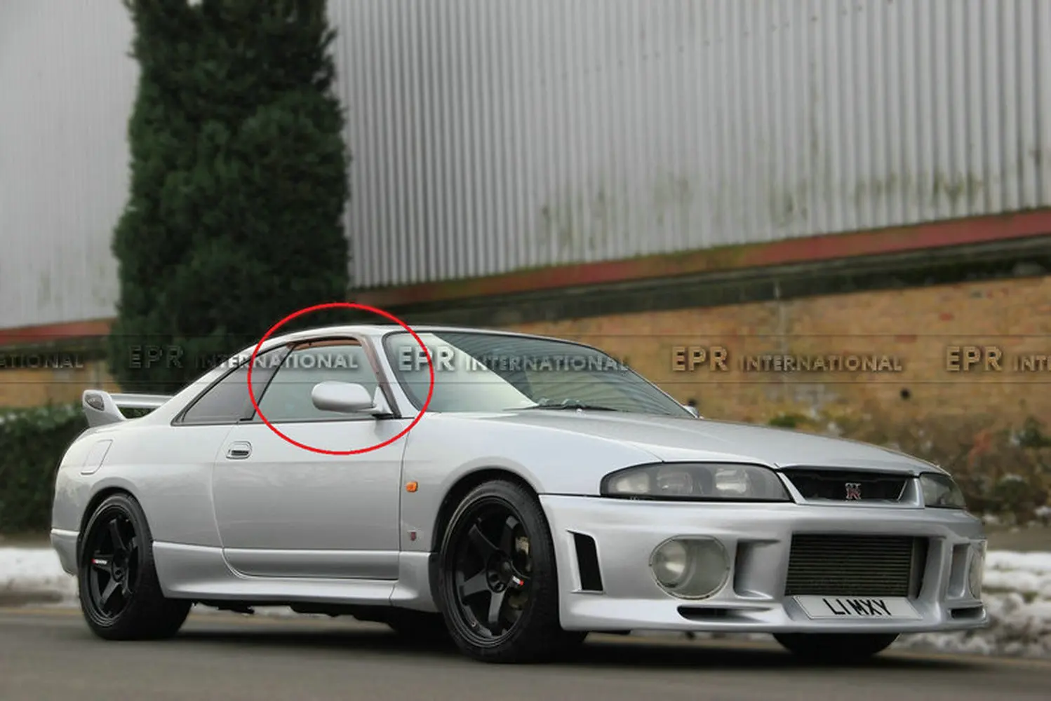 Для Nissan R33 Skyline GTR OE стиль углеродное волокно глянцевая отделка дефлектор