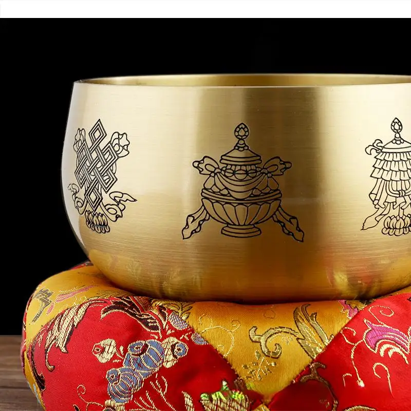 Латунная чаша Будды со звуком волшебное оружие для пения Йога медитация лечение