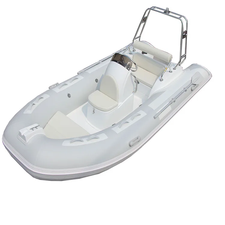 Новая роскошная напольная надувная спасательная лодка из стекловолокна RIB с