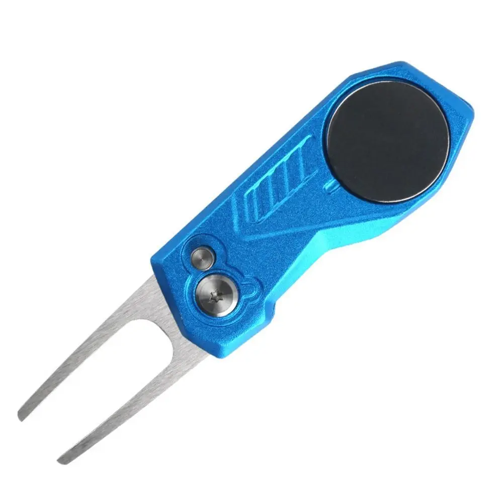 Switchblade Golf Divot Инструмент для ремонта Мяч Маркер Кнопка Гольф Зеленая вилка