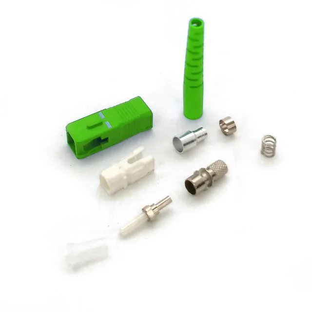 

FTTH SC/APC UPC SX SM Fiber Optic Connector with 0.9/2.0/3.0mm Boot