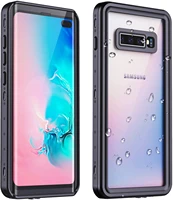 phone case protective clear cover built in screen protect support wireless charging ip68 waterproof for samsung galaxy s10 plus