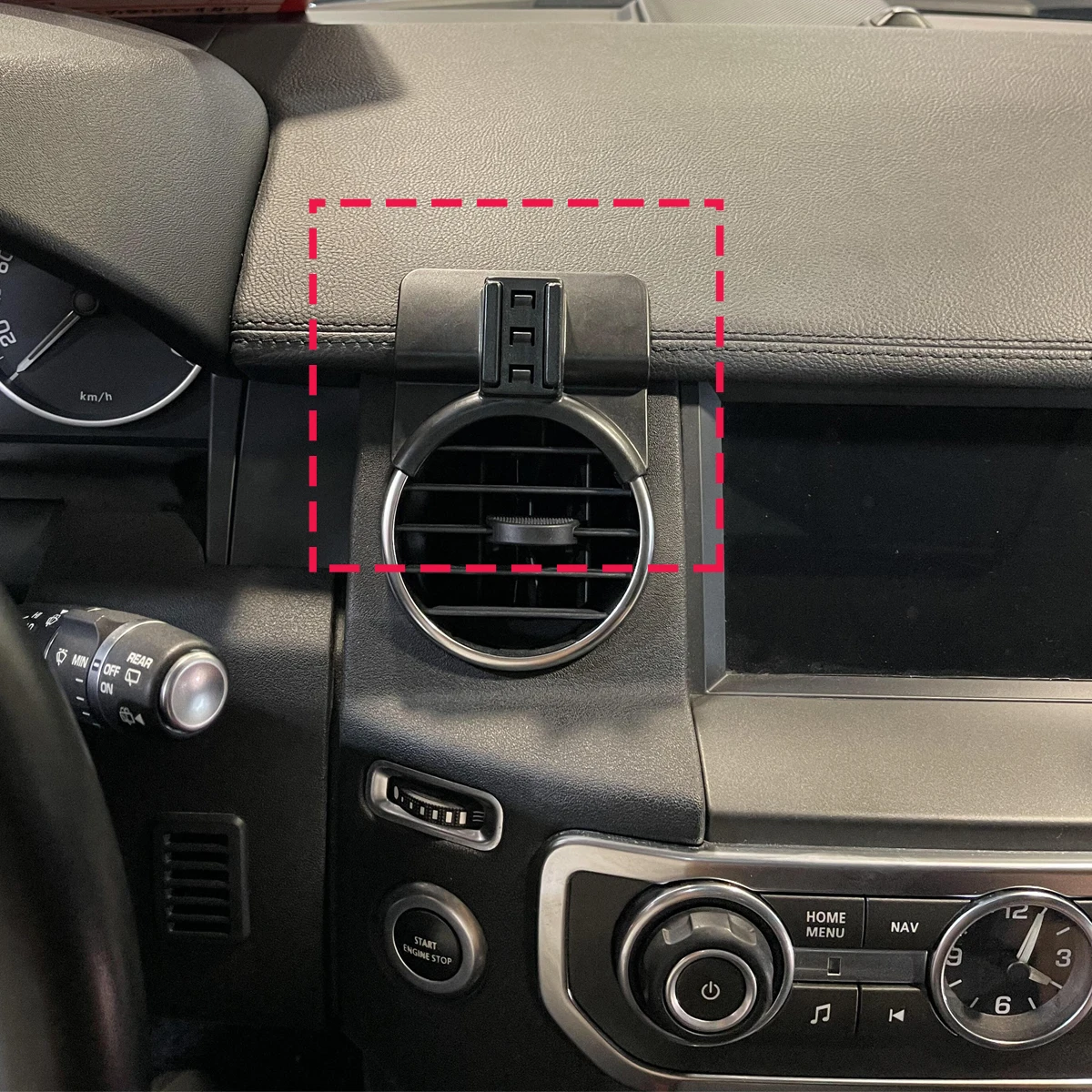 Фото Автомобильный держатель телефона для Land Rover Discovery 4 2010 2011 2012-2016, магнитная беспроводная зарядка, автомобильная стойка Magsafe, аксессуары №2