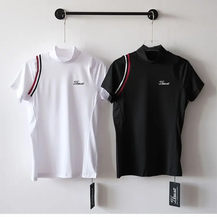 Women's Golf Clothing Top and Skirt Golf Suit Comfortable Golf Shirts Short-sleeved Pleated Skirt Anti-light Golf Golf Skirt
