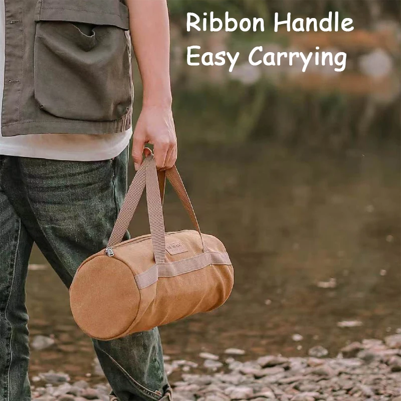 

Outdoor Tool Storage Bag Tent Wind Rope Ground Nail Wrench Hammer Tool Placement Bag Camping Portable Cylinder Bag