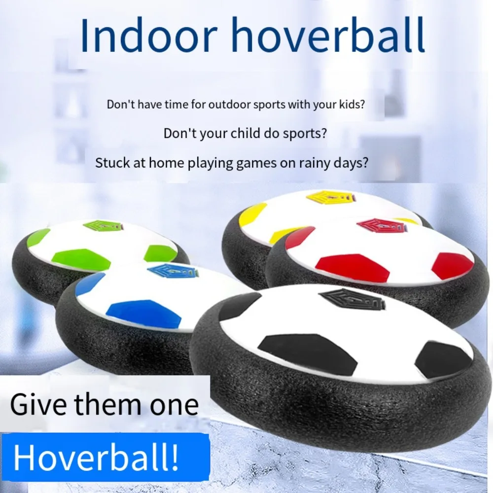 

18cm Hover Glowing Soccer Balls Toy with LED Flashing Football Interactive Sport Game Gifts for Parent-child Outdoor Interaction