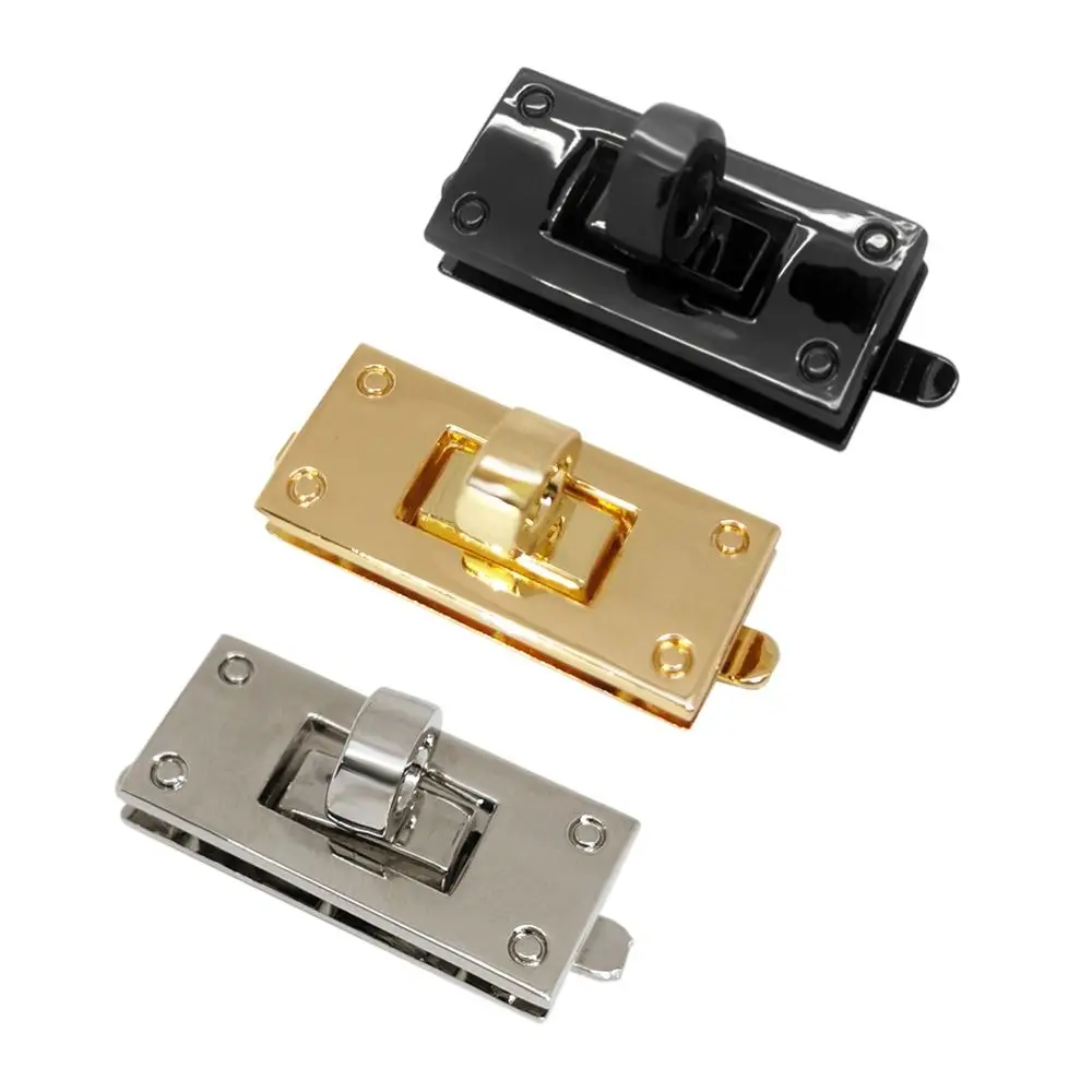 

Luggage Lock Bag Parts Accessories Bag Buckle Hardware Closure DIY Handbag Bag Purse Turn Lock Metal Clasp Twist Lock