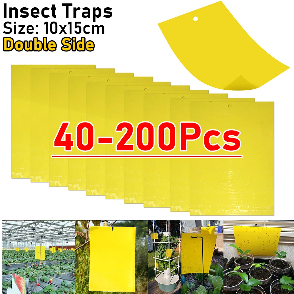 40-200 шт. двусторонняя клейкая лента для насекомых