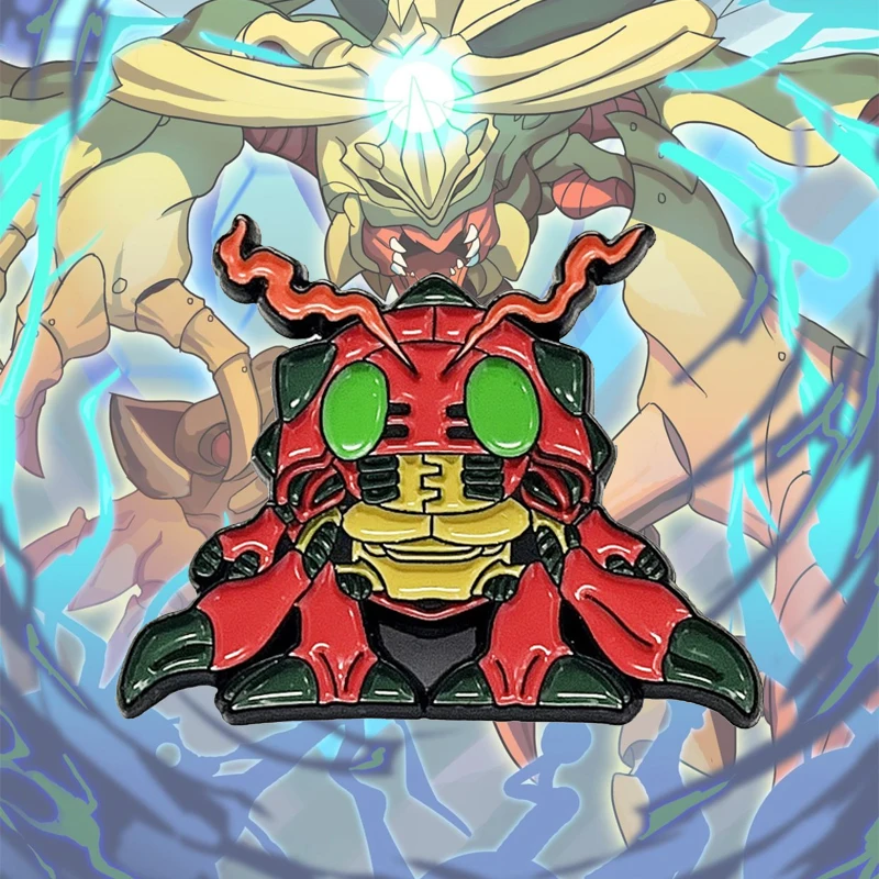Эмалированная булавка Digimon Adventure брошь Tentomon булавки для лацканов значок на рюкзак