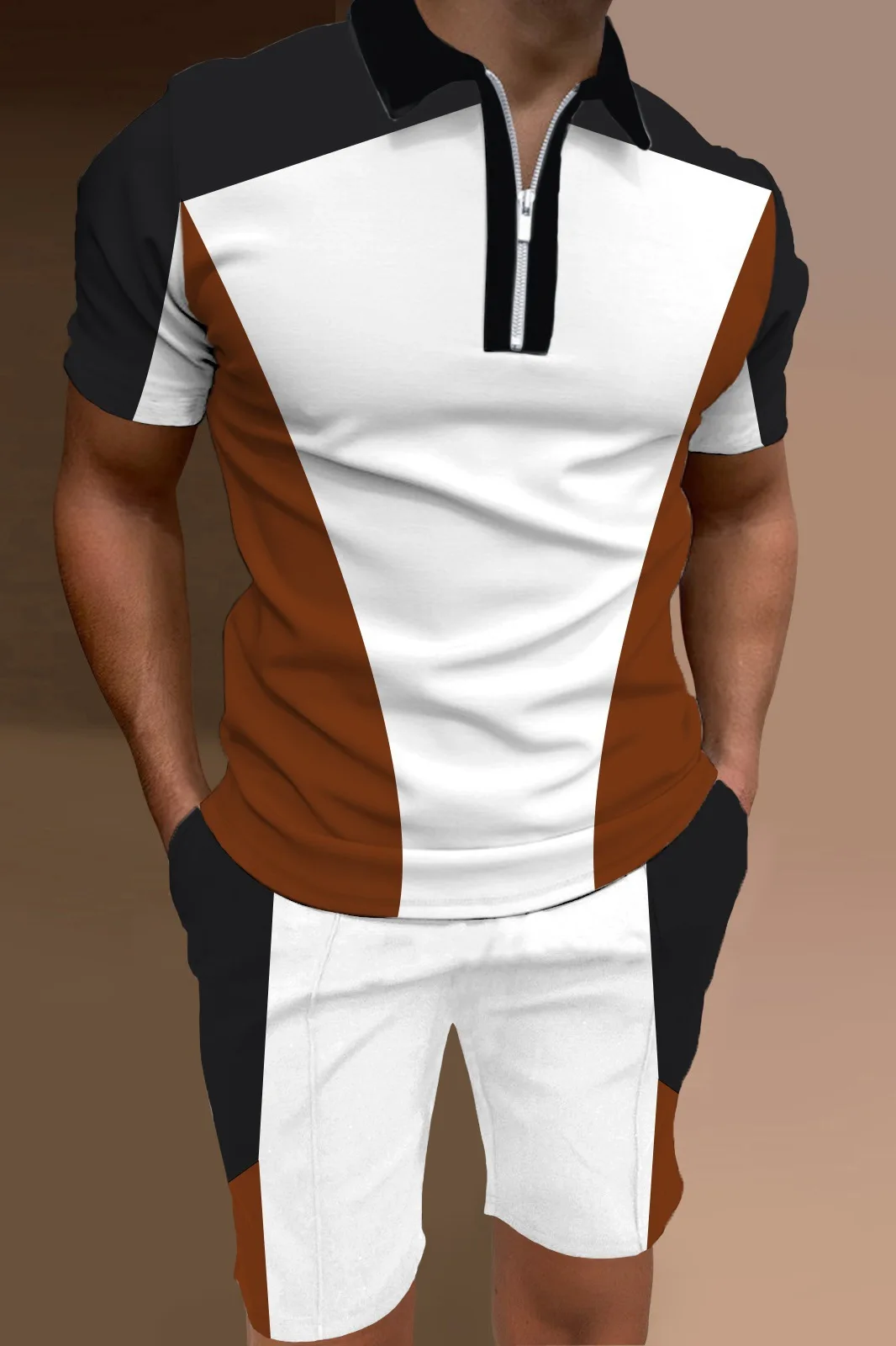 King of Spades Casual Tracksuit Polo Shirt and Shorts 2 Piece Sets For Men Suit 3D Print Bottoms Men Sportswear Summer Clothing