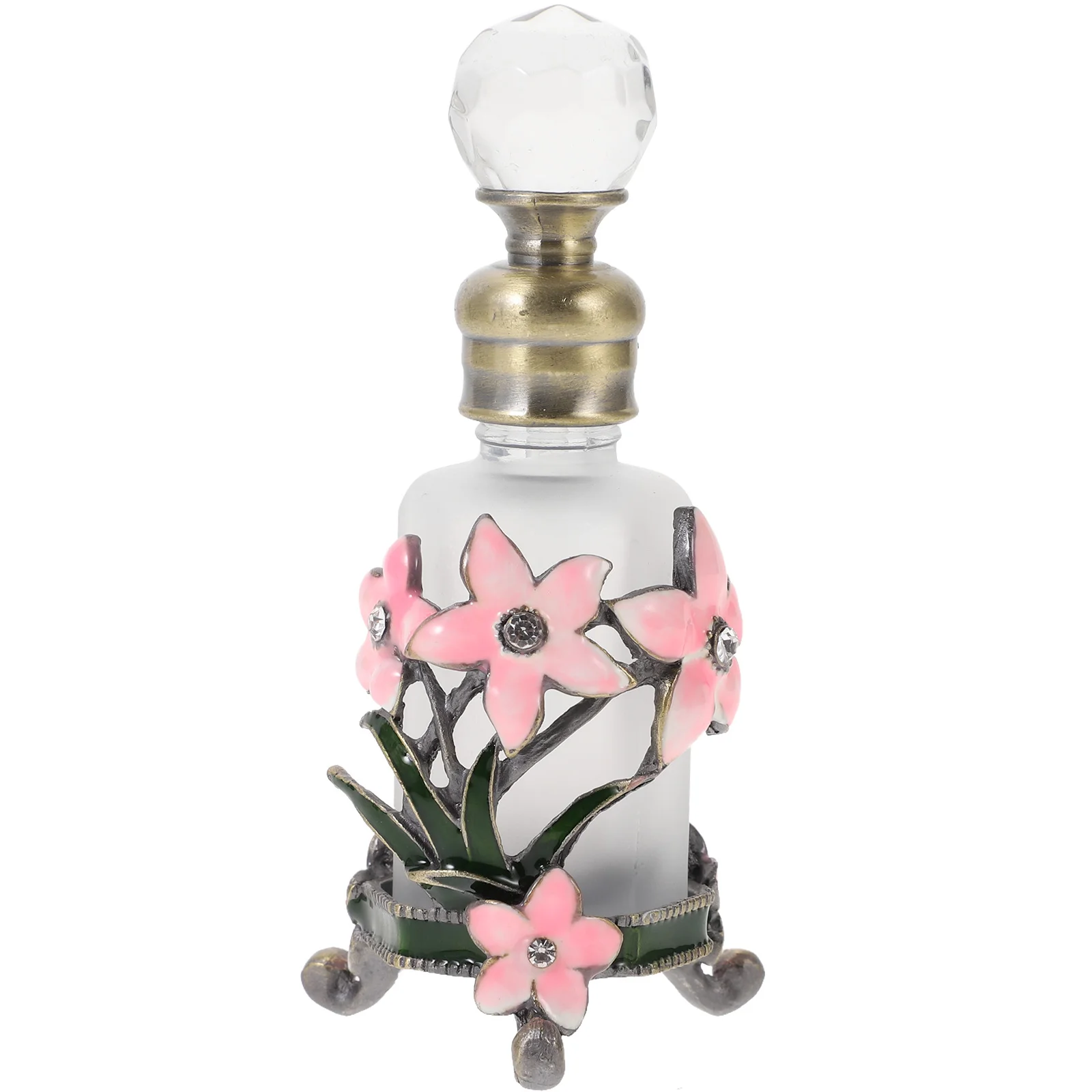 

Perfume Bottles Bottle Vintage Fancy Retro Rhinestone Holder Tiny Gift Vial Bejeweled Decorative Crystal Container