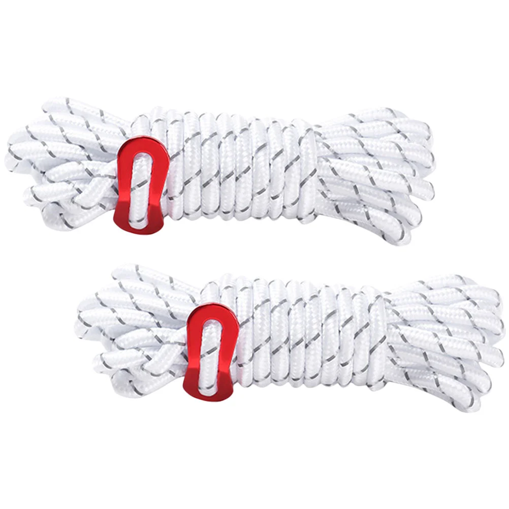 

2 Pcs Outdoor Teepee Camping Tent Cords Tying Tarps Cord Rope Tightener Tent Fixing Tools Tent Rope Adjuster Camping Wind Ropes