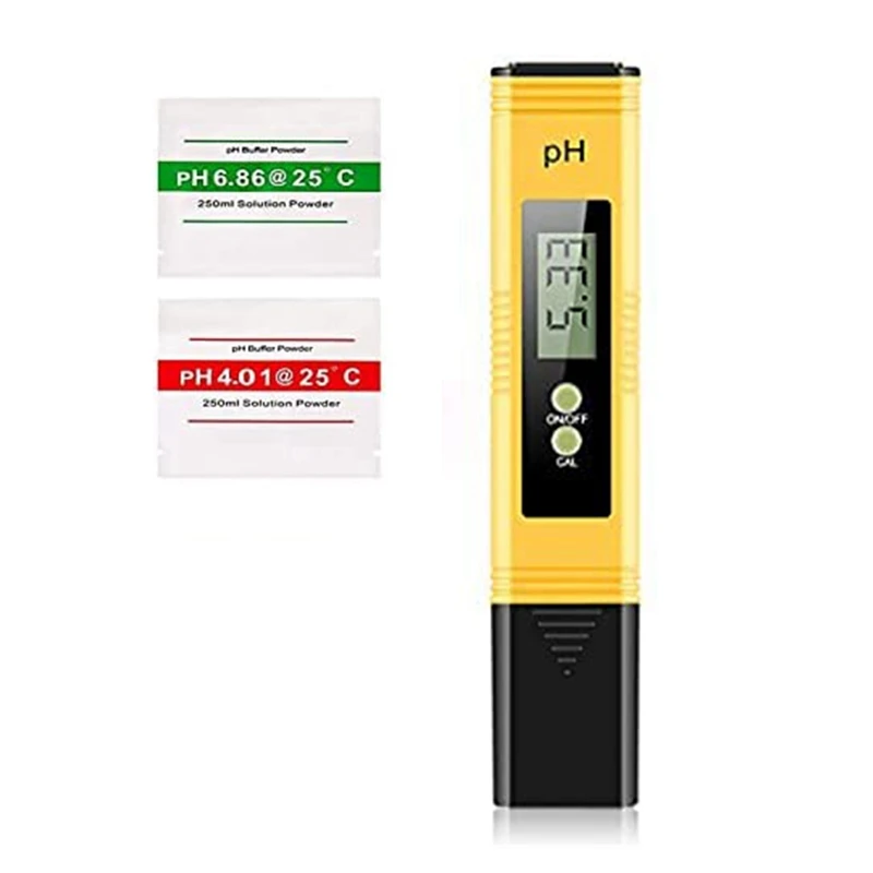 

Измеритель PH для воды, тестер PH, Точность 0,01 PH, тестер качества воды с диапазоном измерения 0-14 PH для домашнего питья