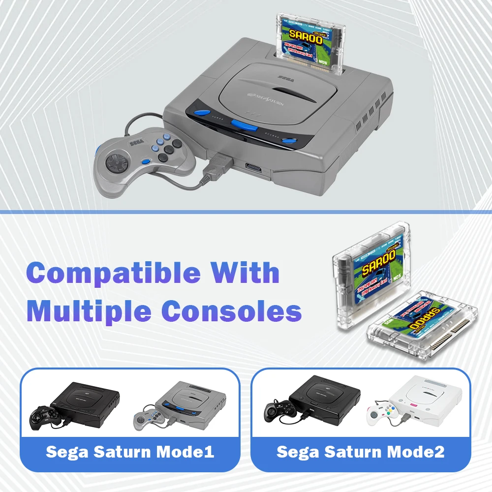 Фото Картридж SAROO HDLoader для SEGA Saturn SAROO Эмулятор оптического привода 1 МБ/4 МБ ОЗУ Тележка 8 МБ виртуальной карты памяти №2
