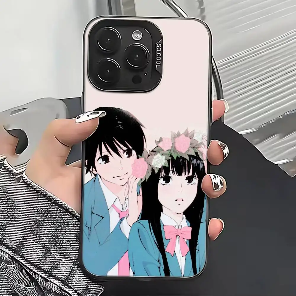Чехол для телефона K-Kimi Ni Todoke Comic Cute для iPhone 17, 16, 15, 14, 13, 12, 11 Plus, Pro Max, XS, цветной серебристый чехол-накладка (art.: 3920da532aabe) - 3920da532aabe