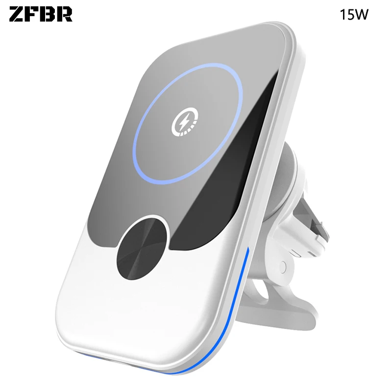 

15W Fast Qi Type -c Car Wireless Charger For iPhone 13 12 Max XR Samsung S10 S9 USB Charging Pad Phone Car Holder Chargers
