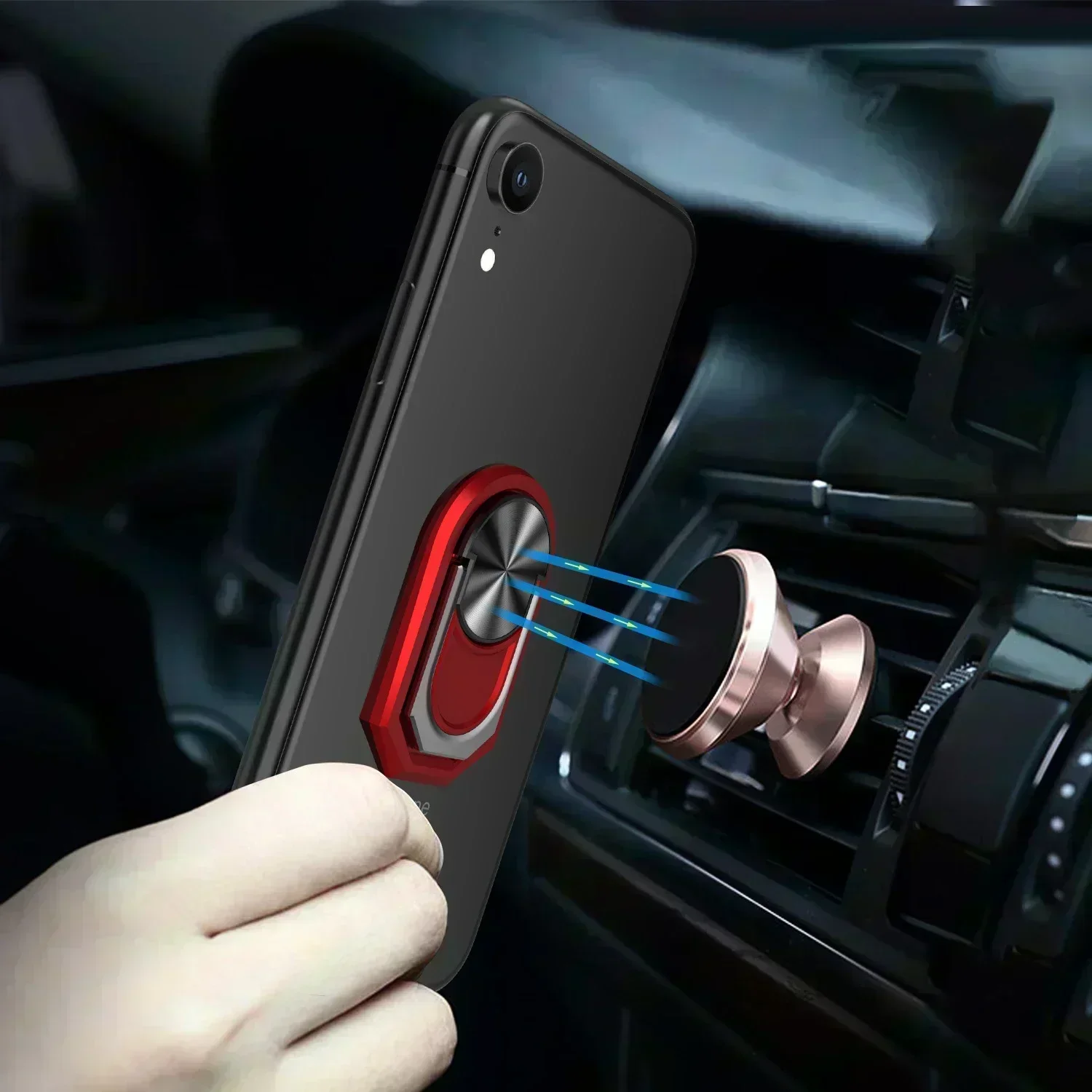 Роскошный противоударный кольцевой держатель для Hotwav Note 12 2024 мягкий силиконовый