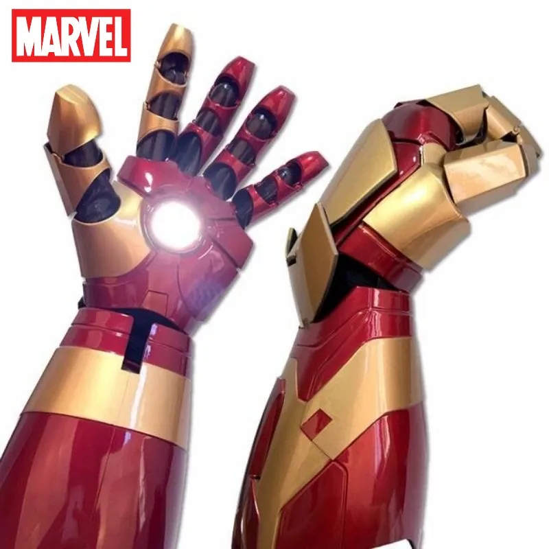Man Glowing Arm Gloves Cosplay Performance Props Wearable Figure Toys Gifts