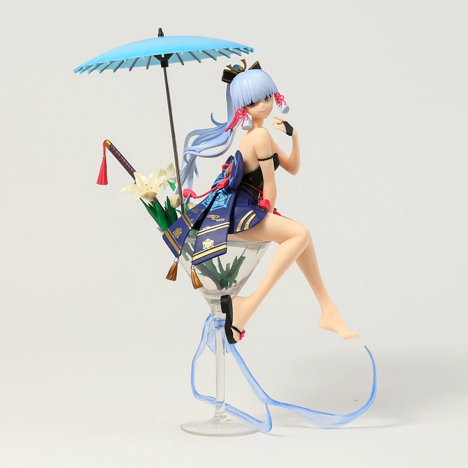 

Figural Genshin Impact Kamisato Ayaka Cocktail Glass Version PVC Figure Collectible Model Gift Dolls Brinquedos