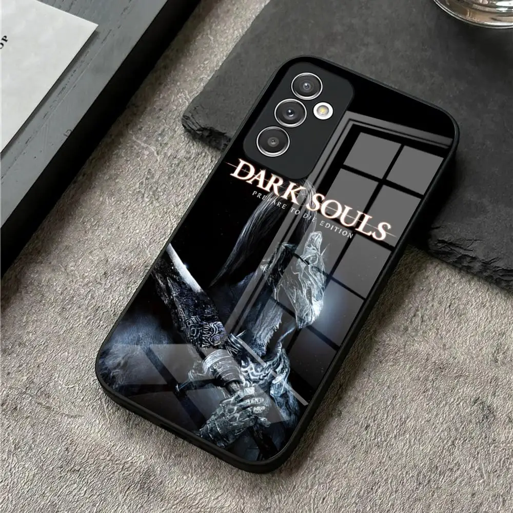 Чехол для телефона D-Dark S-Souls с видеоиграми S24 Ultra Samsung S23 Fe S22 S20 S21 Plus Galaxy A54 A34 A24 A53 A16