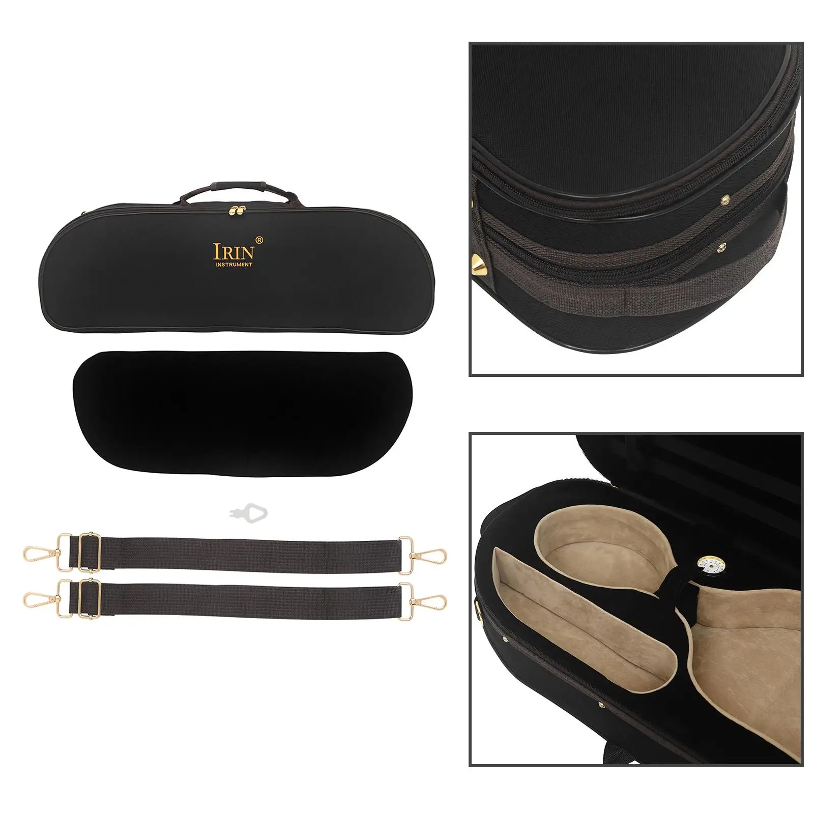 

4/4 Violin Travel Case Carrying Bag Portable with Straps, Violin Hard Bag for Stage, Travel Musical Instrument Accessories