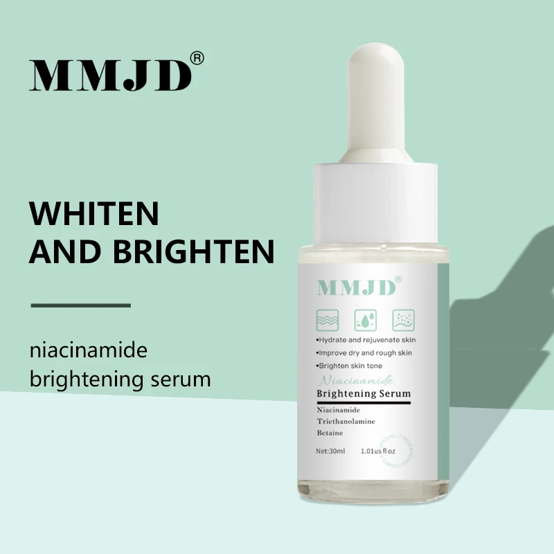 Natural Face Serum Niacinamide Whitening Vitamin E Hyaluronic Acid Serum Whitening Essence 30ml